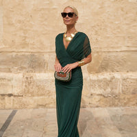 Morgan | Elegant Green Dress