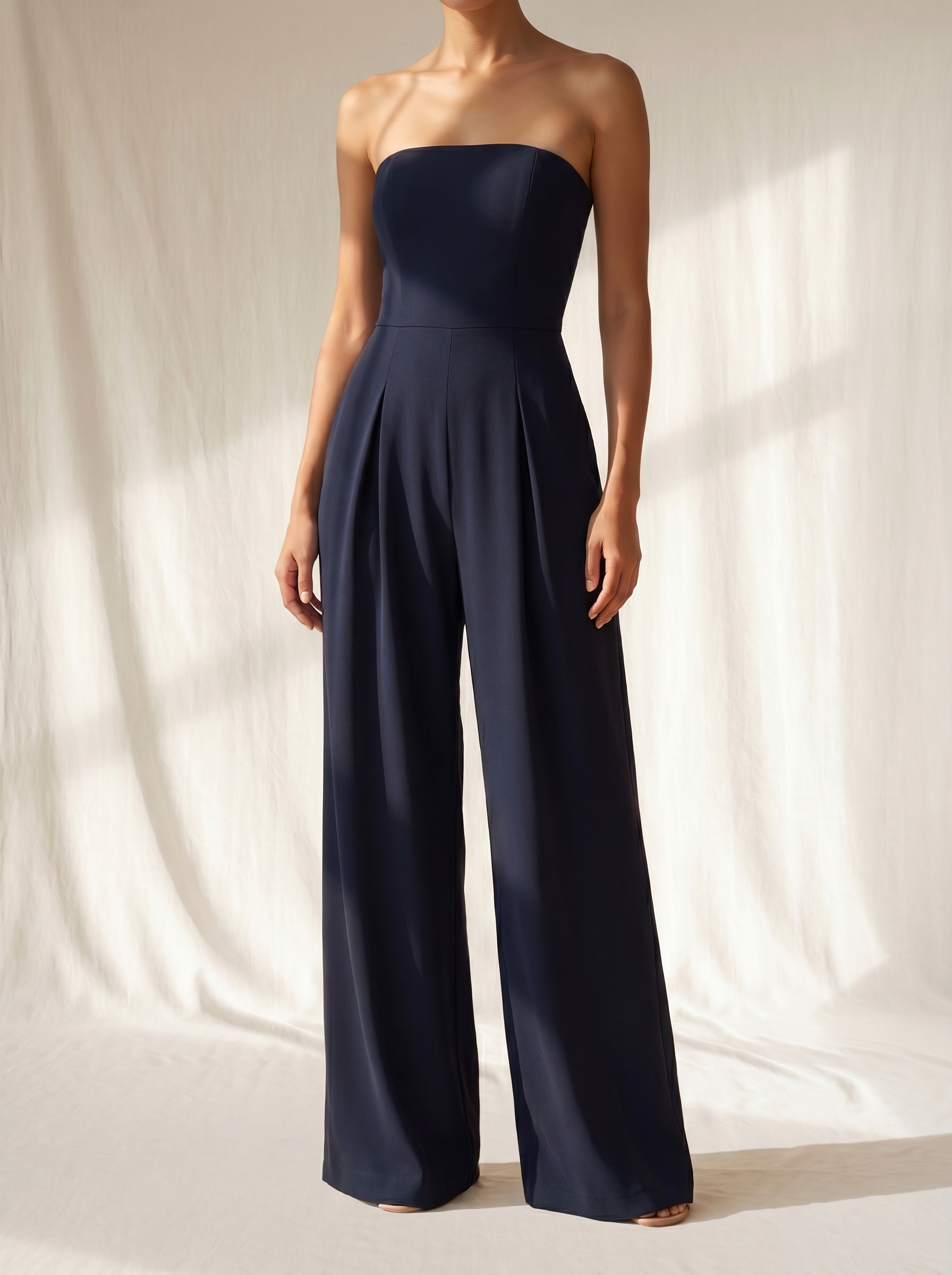 Kiora | Elegant Strapless Jumpsuit