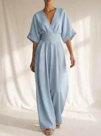 Alessia | Elegant Jumpsuit with V-Neck and High Waist