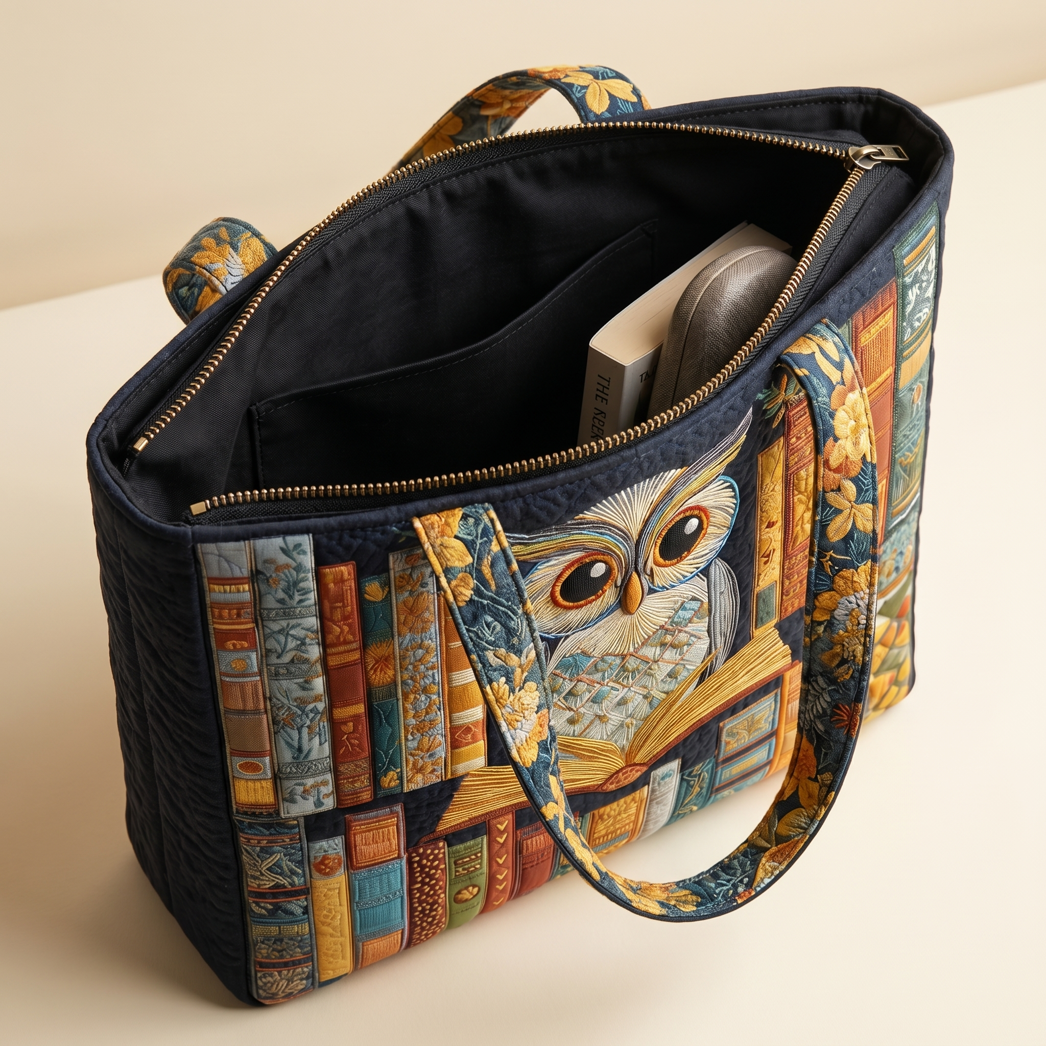Artisan Tote - Owl and Vintage Books