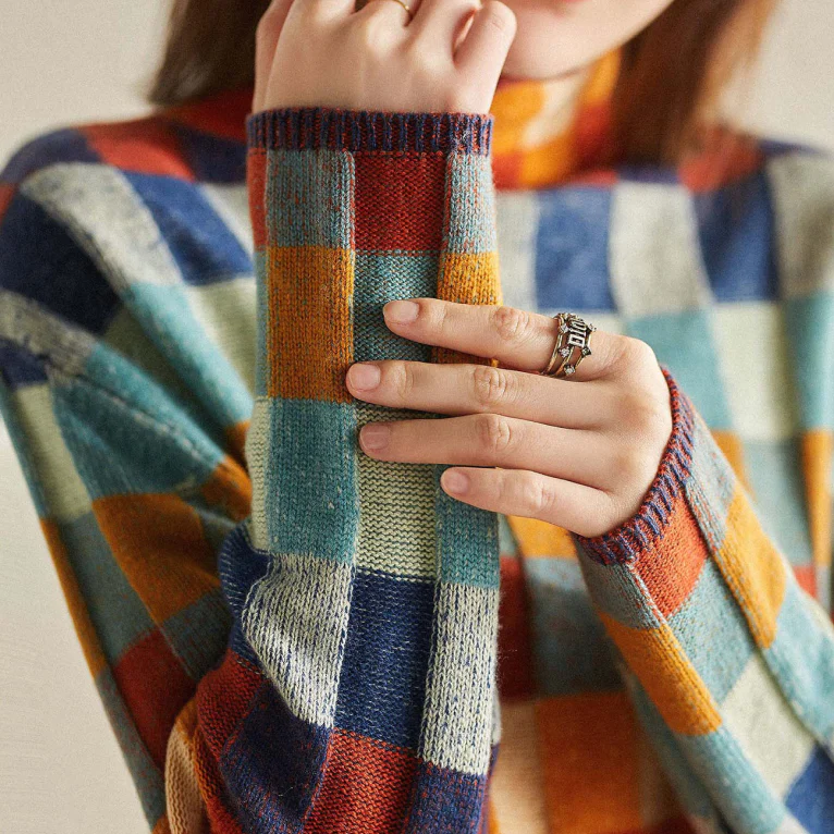 Emma | High-Neck Knit Sweater
