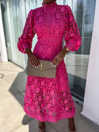 Naomi | Lace Midi Dress