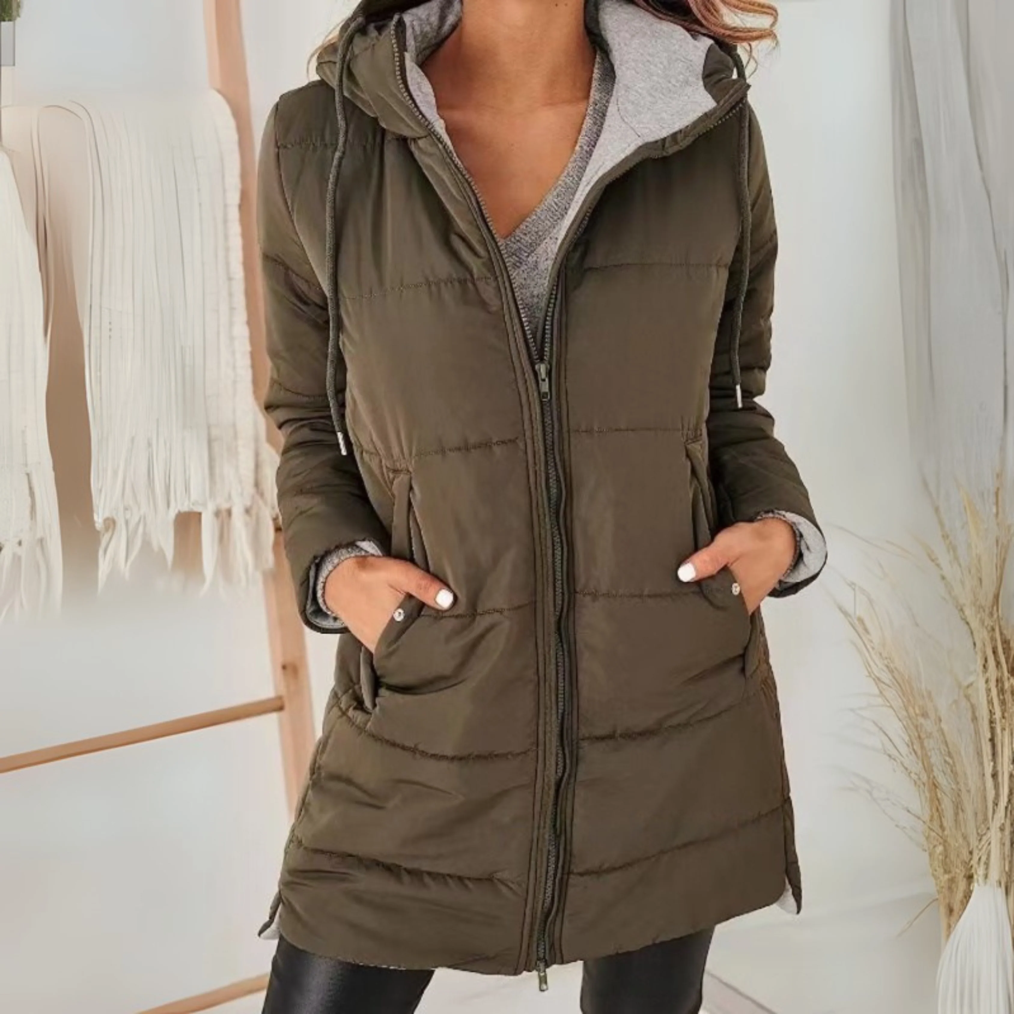Lightweight Hooded Down Jacket