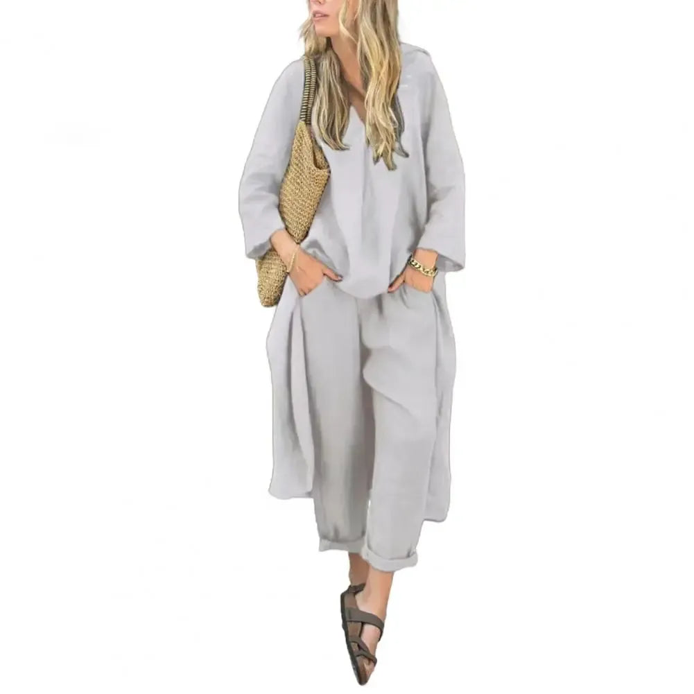 Harper | Two-Piece Cotton-Blend Set