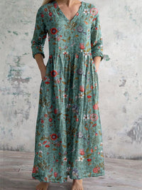 Iris | Vintage Floral Dress