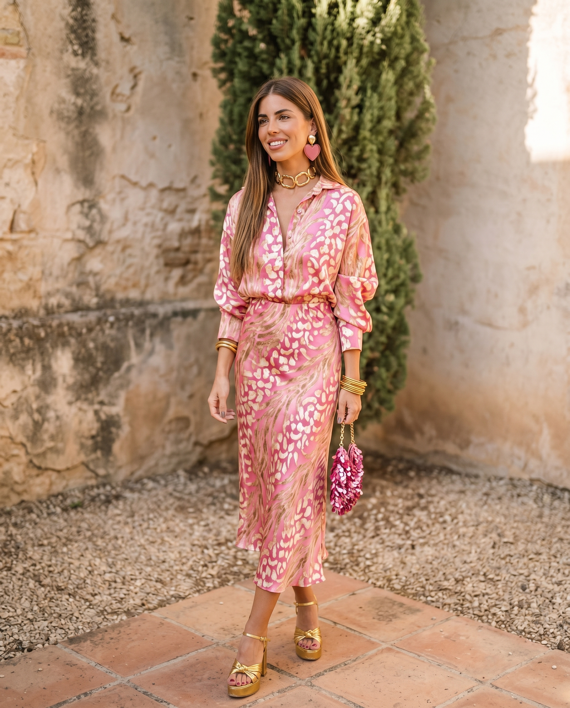 Harper | Two-Piece Polyester Set