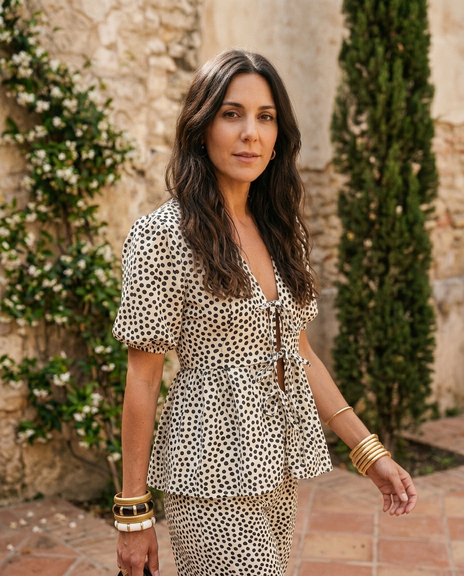Samantha | Two-Piece Set, Modern Print