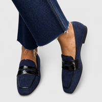 Nora | Chic Blue Loafers