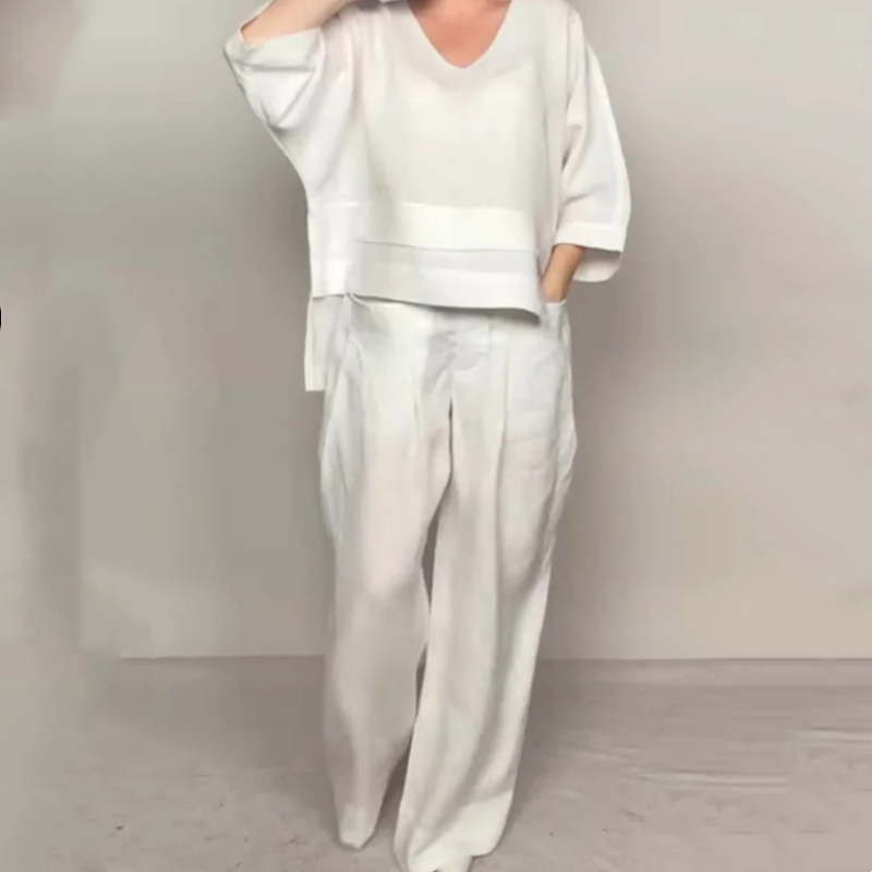 PAOLA | WIDE MINIMALIST TWO-PIECE SET