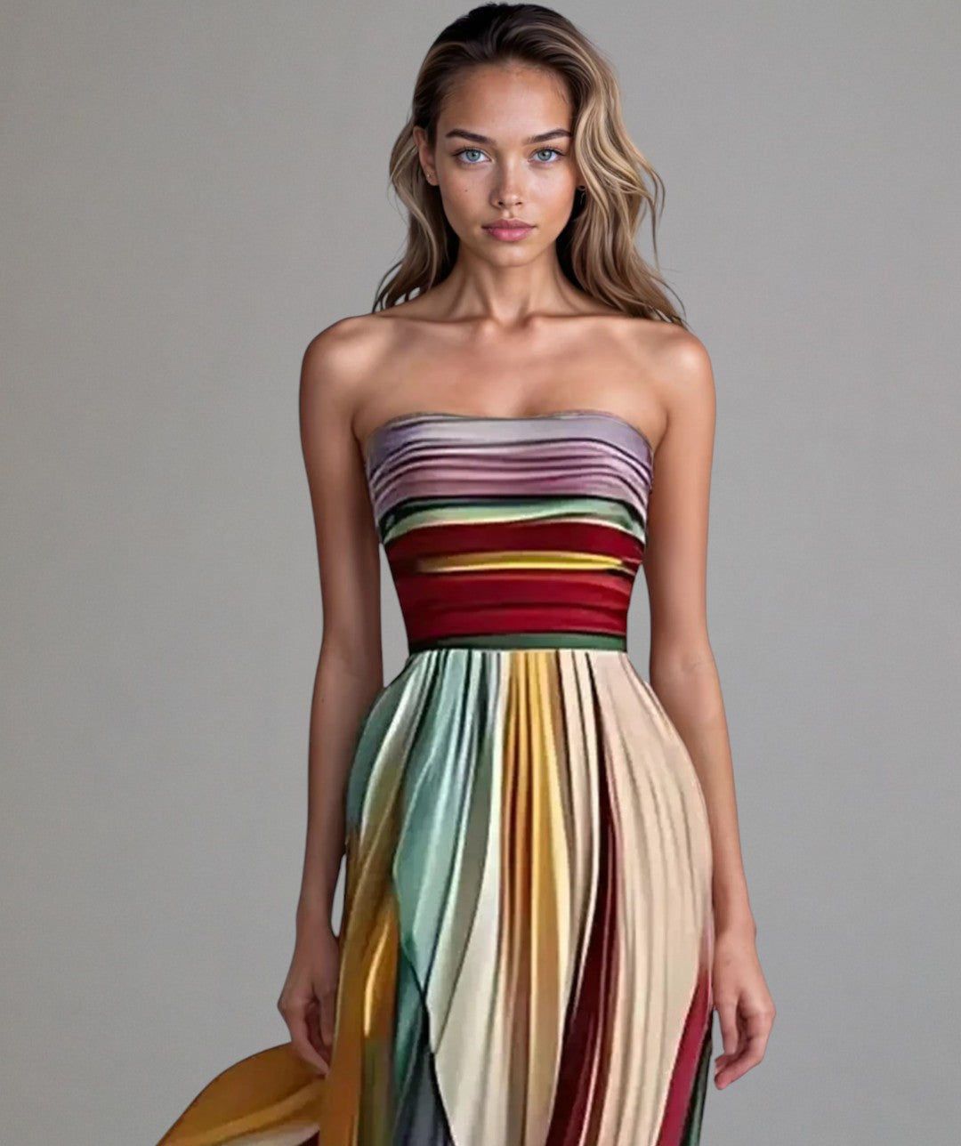 Harper | Strapless A-Line Dress