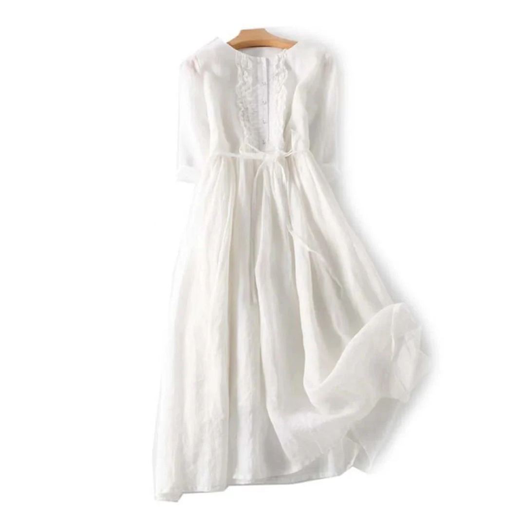 Marisol | Linen Maxi Dress