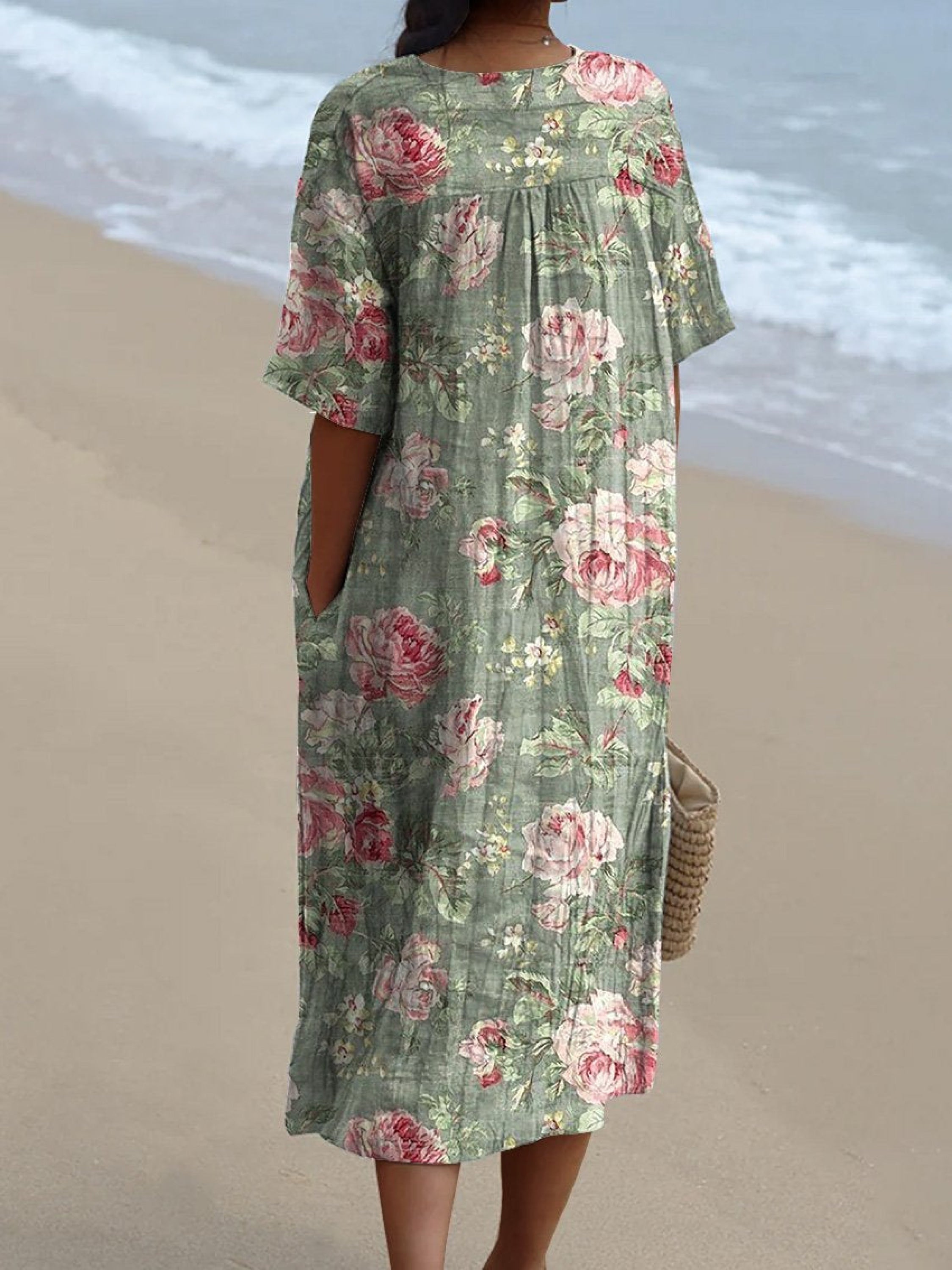 Lina - Vintage Floral Dress