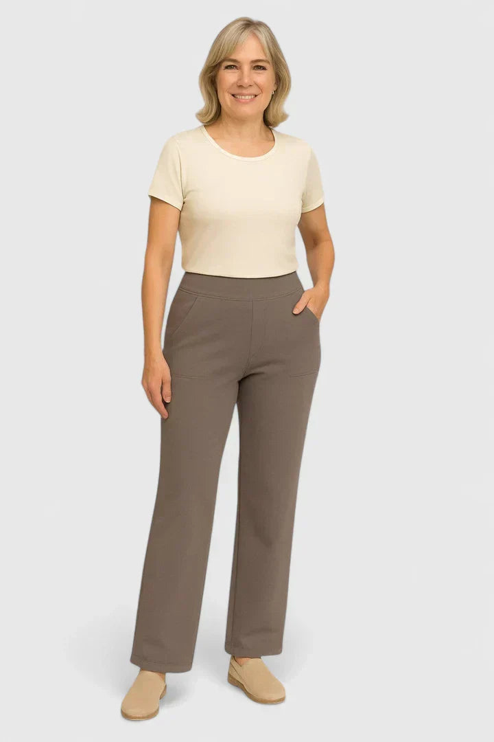 Camila | Drawstring-Waist Wide-Leg Pants